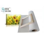 Polyester Cotton Blend Inkjet Canvas Photo Paper Waterproof Coated For Printer