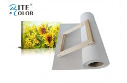 China Polyester Cotton Blend Inkjet Canvas Photo Paper Waterproof Coated For Printer supplier