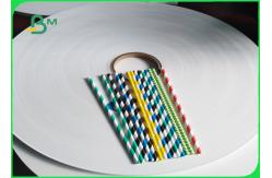 China Customized & Printed FDA Approved Drinking Paper Straw Base Kraft Paper supplier