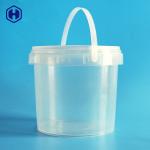 Plastic PP  Clear Food Grade Bucket Strong Waterproof Heat Resistant for sale