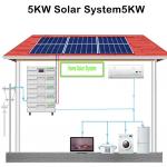 Complete 5Kw Home Solar Generator 5000W 220V System On Grid