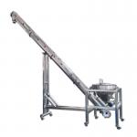 Adjustable Speed Spiral Feeder Stainless Steel Industrial Powder And Granular Lifting Conveyor for sale