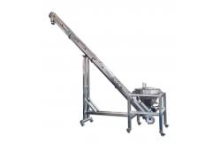 China Adjustable Speed Spiral Feeder Stainless Steel Industrial Powder And Granular Lifting Conveyor supplier