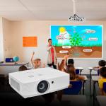 High Brightness 6500 Lumen  Multimedia Projector For Classroom for sale