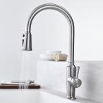 High Arch Touchless Smart Kitchen Faucet Gooseneck Pull Down Kitchen Faucet for sale