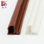Irregular Shaped Wooden Door Seal Strip PVC Rubber Weather Stipping for sale