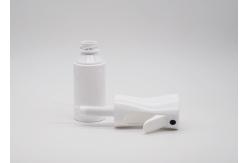 China 200ml PP Reusable Refillable Plastic Spray Bottles White Continuous Mist Spray Pump supplier
