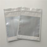 Garment Holographic Foil Pouch Packaging k Clear Front For Sock / Underwear for sale
