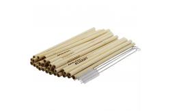 China 20cm Disposable Bamboo Straw Eco-Friendly and Natural for Travelling supplier