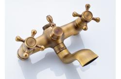 China ROVATE Round Rainfall Shower System Dual Handle With Metered Faucets supplier