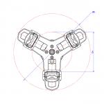 Lightweight 500g Universal Soft Pneumatic Gripper for sale