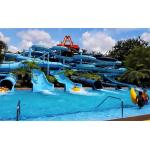 Outdoor Water Park Swimming Pool Fiberglass Slide 5m Height for sale