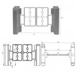 Bi-Directional Anti Climb Swing Turnstile Gate For Secure Access Control