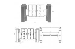 China Bi-Directional Anti Climb Swing Turnstile Gate For Secure Access Control supplier