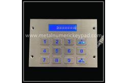 China Digital Illuminated Led Display Stainless Steel Keypad 304 Grade Usb supplier