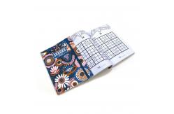 China Elastic Custom Printed Notebooks , Soft Cover Custom Spiral Notebooks supplier