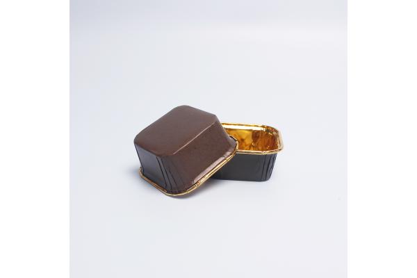 Heat Conductive Aluminum Foil Food Box , Even Baking Aluminium Disposable Box