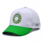 Fashionable 5 Panel Trucker Cap With Flat Bill 6 Custom Eyelets for sale