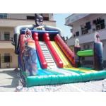 Inflatble Slide / inflatable superman slide 0.55mm PVC Tarpaulin for sale
