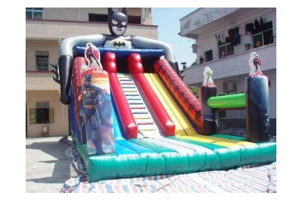 Inflatble Slide / inflatable superman slide 0.55mm PVC Tarpaulin
