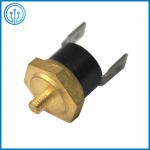 M4 Brass Screw 10A Bimetal Temperature Switch  85C OFF Bimetal Disc Thermostat for sale