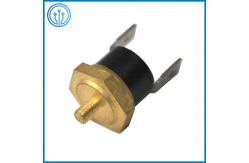 China M4 Brass Screw 10A Bimetal Temperature Switch  85C OFF Bimetal Disc Thermostat supplier