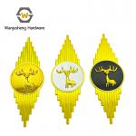 Factory Direct Sales New Glossy Three-style Golden Deer/moose Sofa Decorative Buttons Furniture Sofa Armrest Ornaments for sale