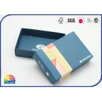 Lid And Base 2 Piece Folding Paper Box Customized CMYK Printing