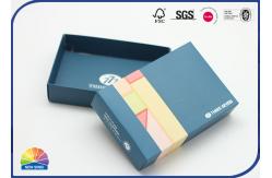 China Lid And Base 2 Piece Folding Paper Box Customized CMYK Printing supplier
