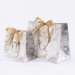 Customized Sealing Handle Gift Bags with Bows for Clothing Jewelry and Gift Packaging for sale