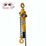 Ratchet Manual Chain Hoist HSHX Series Yellow Color 1500kg Lifting Weight for sale
