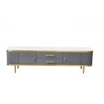 Rock Plate Metal Living Room TV Unit Coffee Table Set for sale