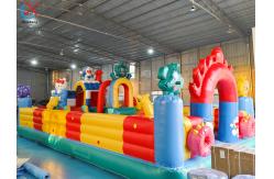 China Inflatable Bouncy House Colourful Obstacle Course Inflatable Fun City Playground supplier
