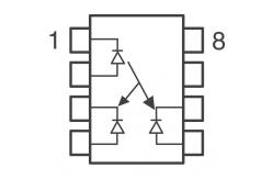 China IL300-EF Integrated Circuit Chip Linear Optocoupler, High Gain Stability, Wide Bandwidth supplier