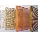 22mm Thickness Glass Interlayer Decorative Wire Mesh for sale