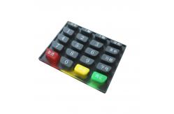 China Pos Machine Custom Silicone Rubber Conductive Carbon Ball Custom Buttons supplier
