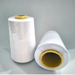 Raw White 100 Spun Polyester Sewing Thread 50 / 2 High Tenacity AAA Grade for sale