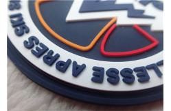 China Professional Custom Round Silicon Patches For Clothing Eco - Friendly supplier