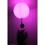 Custom Inflatables Walking Backpack Balloon With Light For Advertising