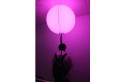 China Custom Inflatables Walking Backpack Balloon With Light For Advertising supplier