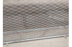 China Customization Framed Cable Rope Mesh For Fencing Non Rusting 2.0mm Wire supplier