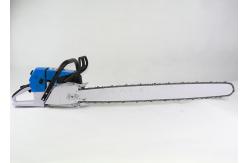 China Wood hand cutting Gas Powered Chain Saw , Power garden tools supplier