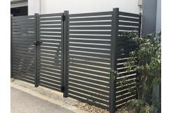 China OEM / ODM Aluminium Profile Gate Fence Powder Coated Design Consistency supplier