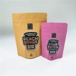 MOPP CMYK Mylar Smell Proof Pouch Cbd Thc Stand Up Zipper Pouch for sale