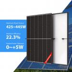 425W 430W Trina Solar Black Frame 440W 445W Inwarehouse Solar Panels On House Roof for sale