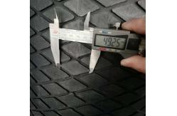 China Small Diamond Groove Rubber Conveyor Pulley Lagging With Bonding Layer supplier