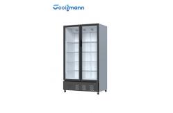 China Upright 680L Drink Display Fridge 220V 50HZ Self Closing Glass Door Cooler supplier