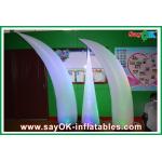 Outdoor Nylon Cloth Inflatable Lighting Cone With Led Light