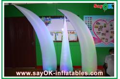 China Outdoor Nylon Cloth Inflatable Lighting Cone With Led Light supplier