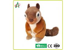 China AZO Free Washable 8'' Chipmunk Plush Toy For Kids And Adults supplier